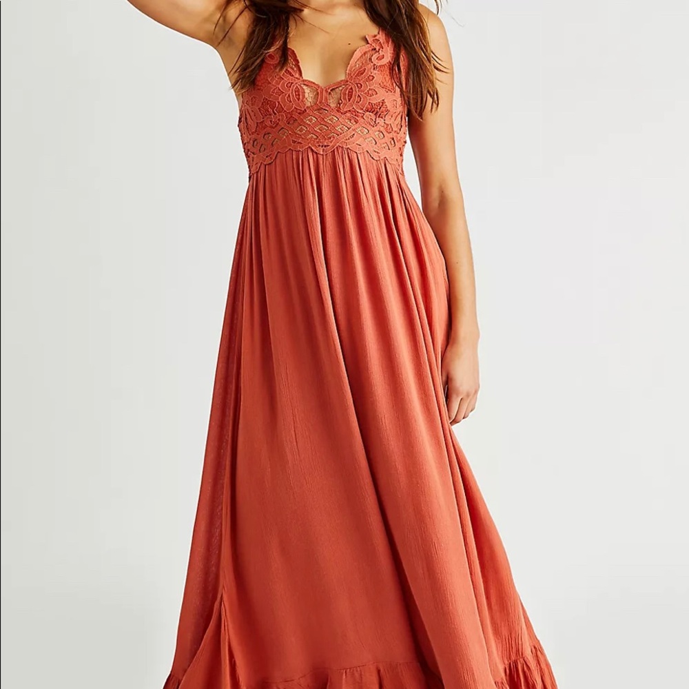 Free People Adella Maxi Slip Dress